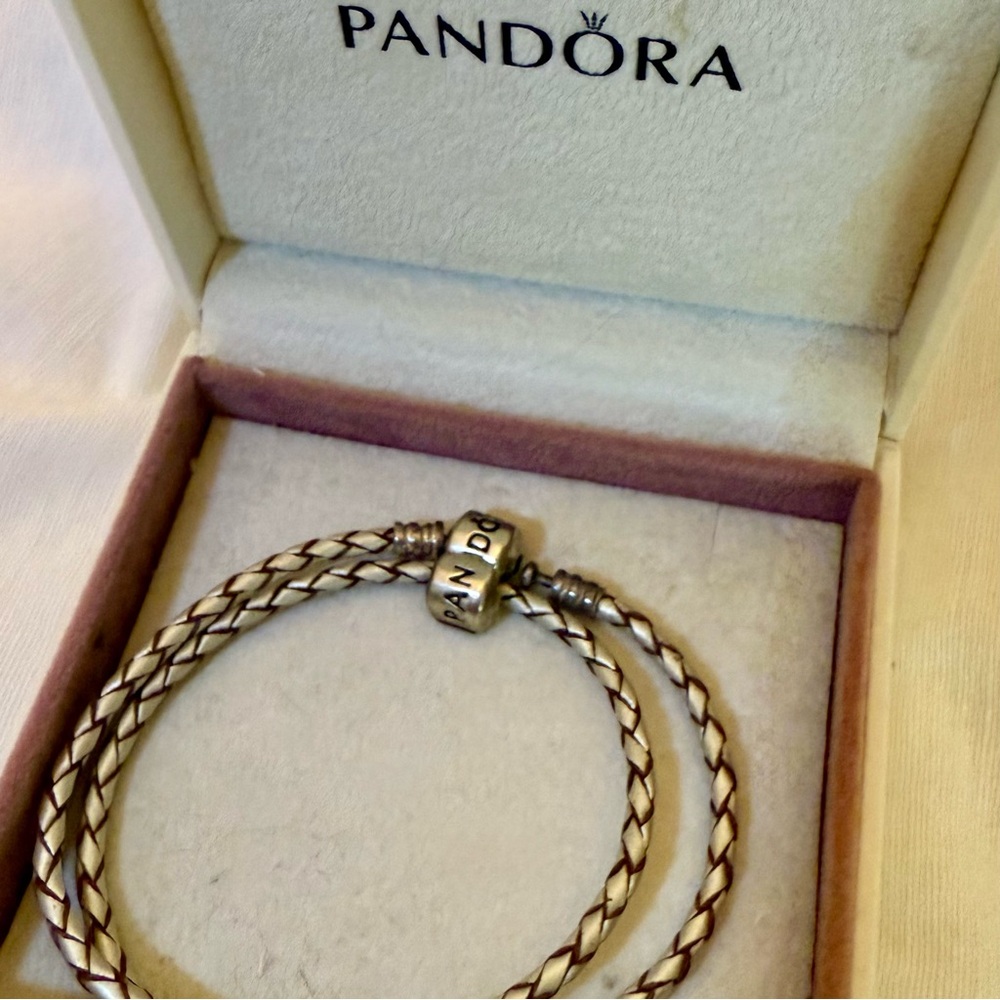 Pandora Leather Charm Bracelet